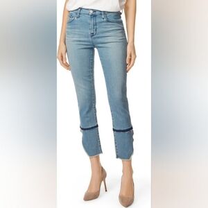 J BRAND Ruby High Waist Crop Cigarette Jeans in Patriot 28